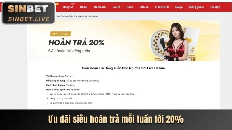 Thưởng chào mừng casino cubet chính thức